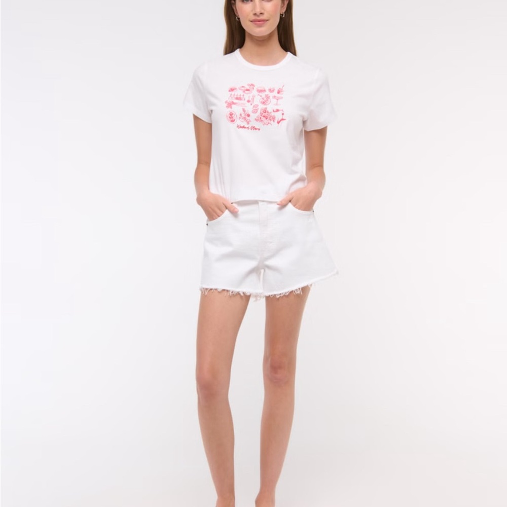 Abercrombie & Fitch White Women's Shorts